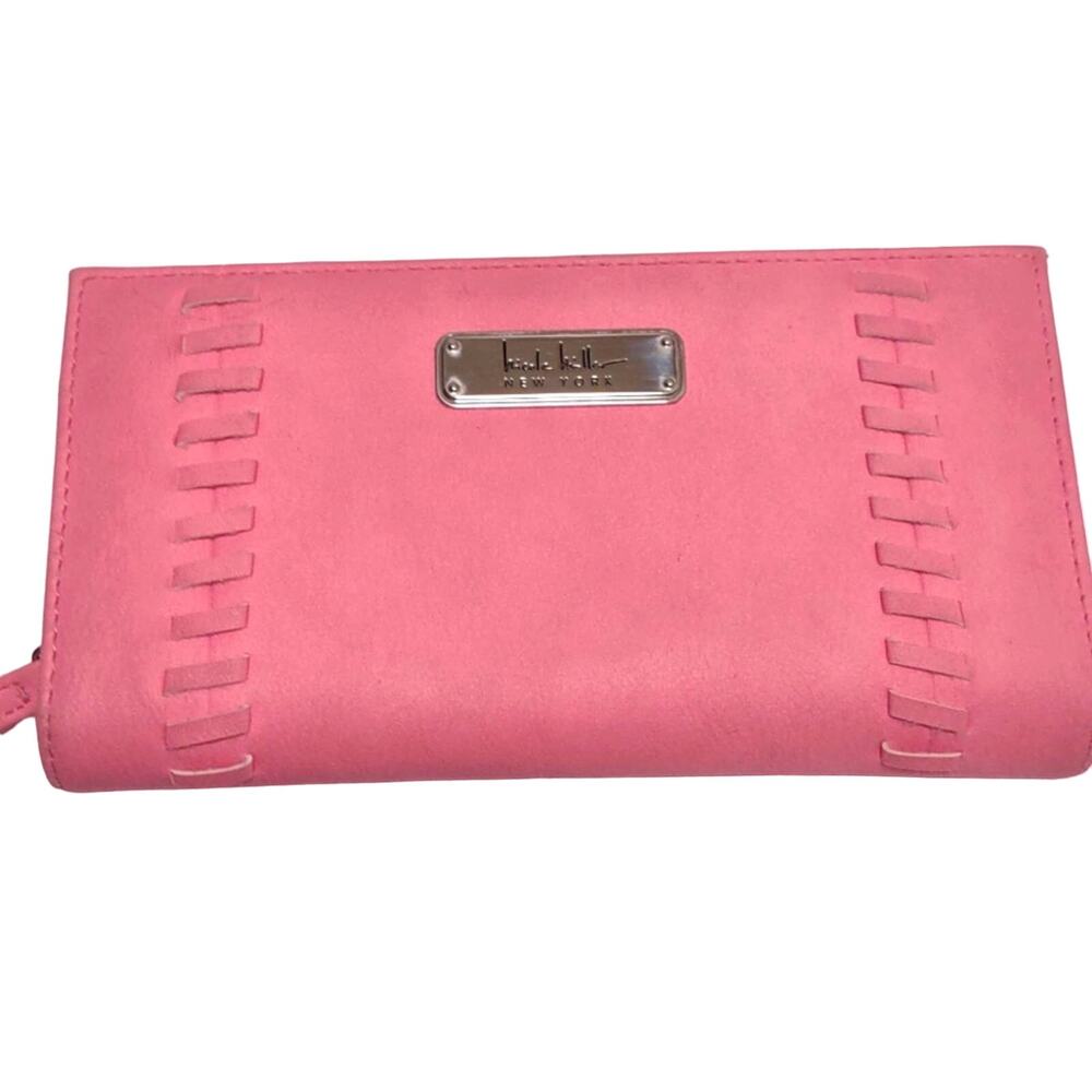 Nicole Miller Pink Leather Wallet - Picture 4 of 7